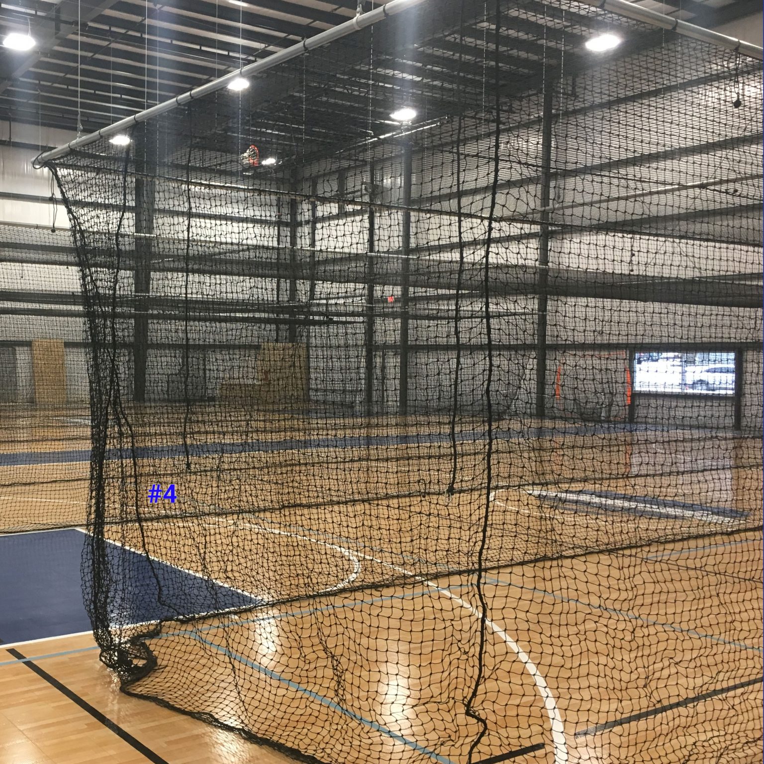 Indoor Batting Cage 4 For Batting Practice Performance FieldHouse