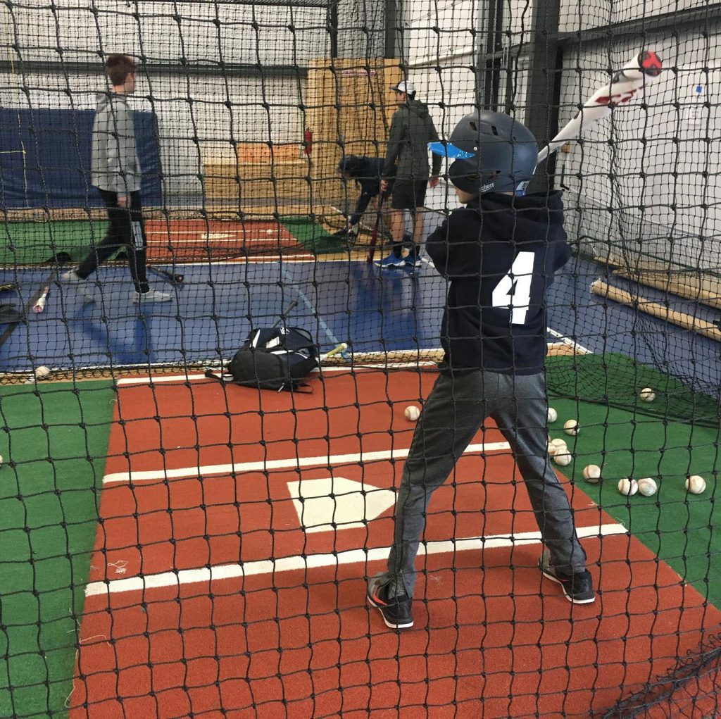 Indoor Batting Cage 1 is Great For Ball Practice Performance FieldHouse
