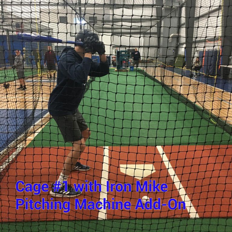 Indoor Batting Cage 1 is Great For Ball Practice Performance FieldHouse