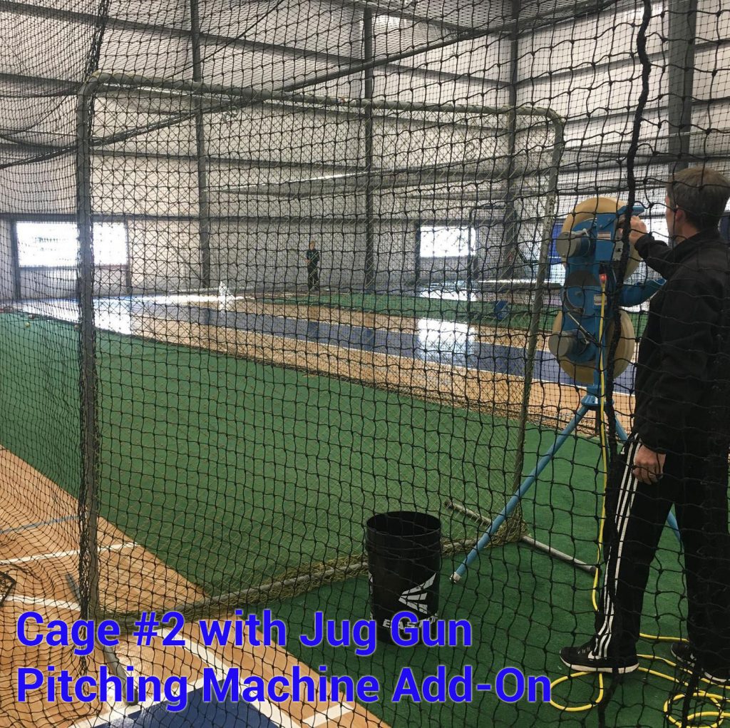 Indoor Batting Cage 2 is Great For Ball Practice Performance FieldHouse