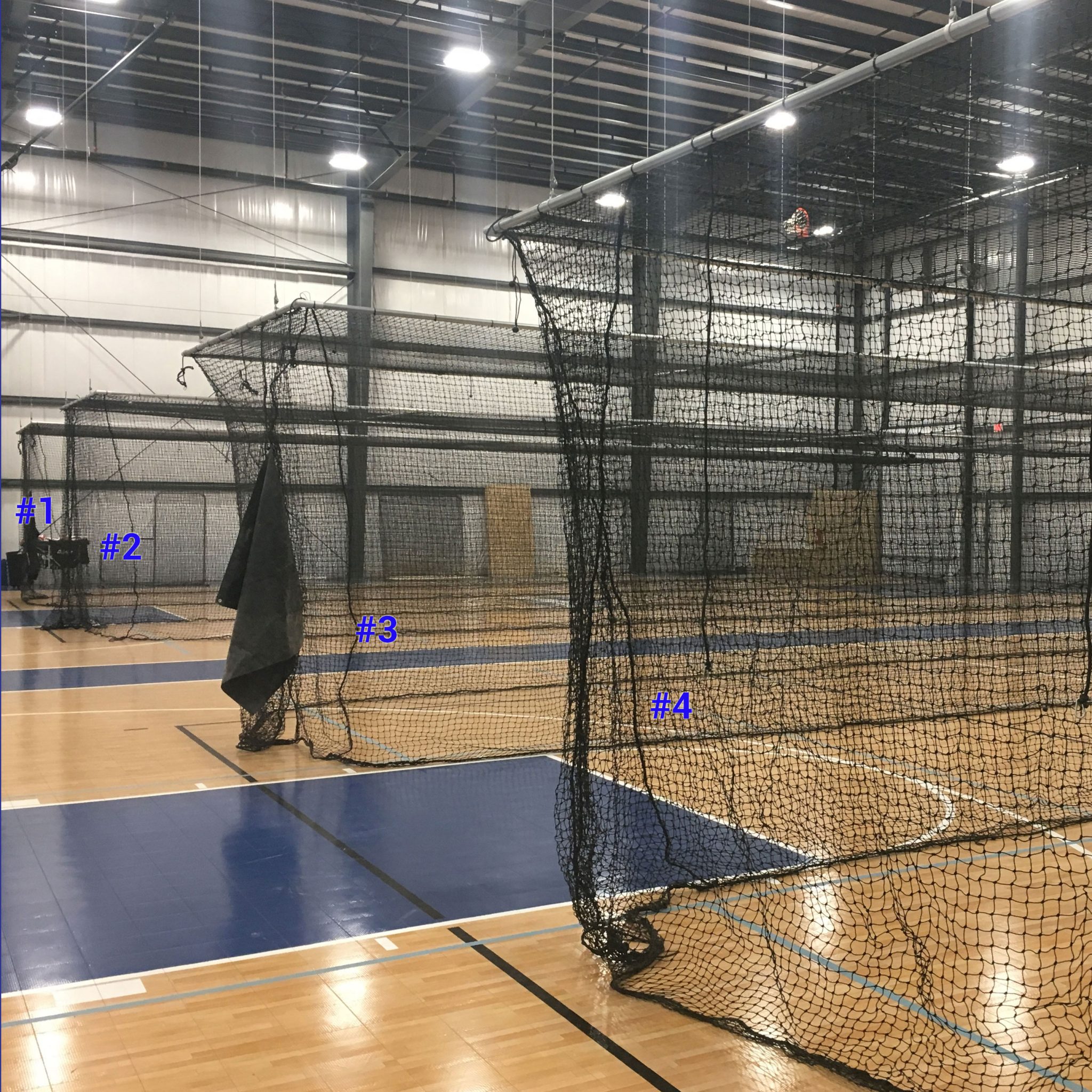 Indoor Batting Cage 1 is Great For Ball Practice Performance FieldHouse