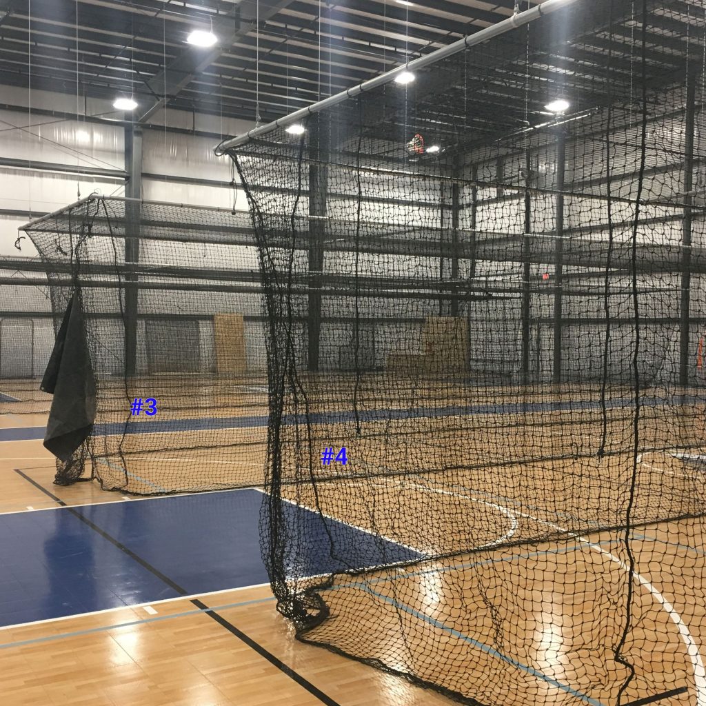 Indoor Batting Cage 4 For Batting Practice Performance FieldHouse